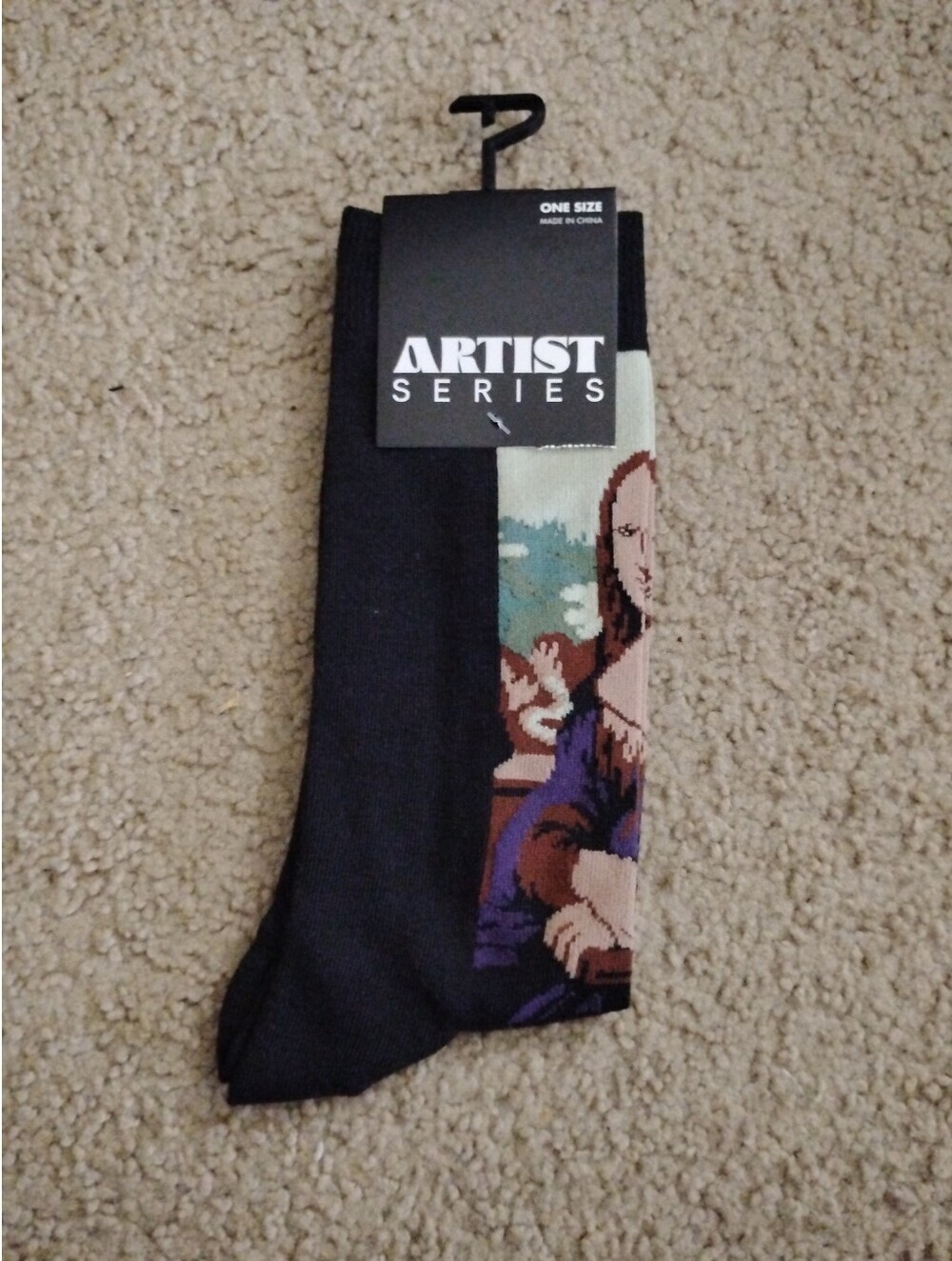 Artist Series Mona Lisa Crew Socks